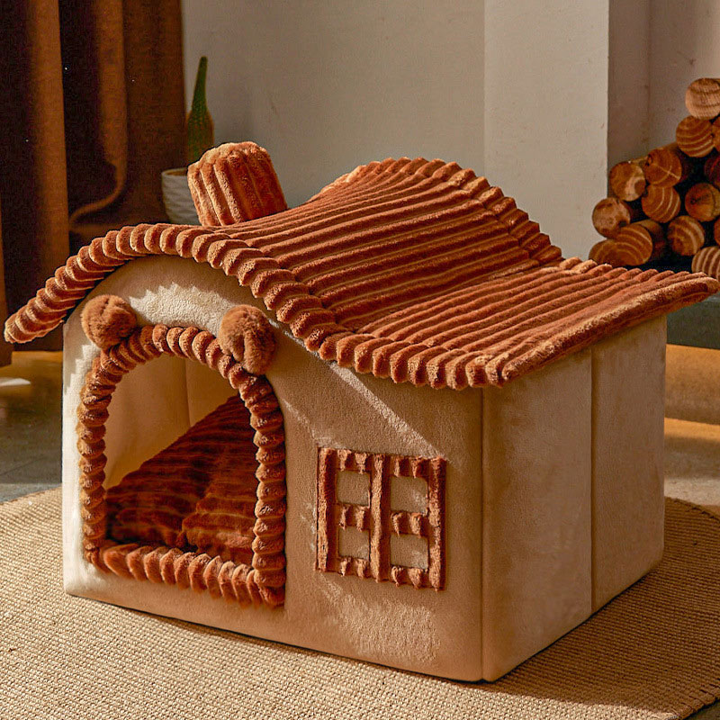 Winter Warm Cat Litter Villa