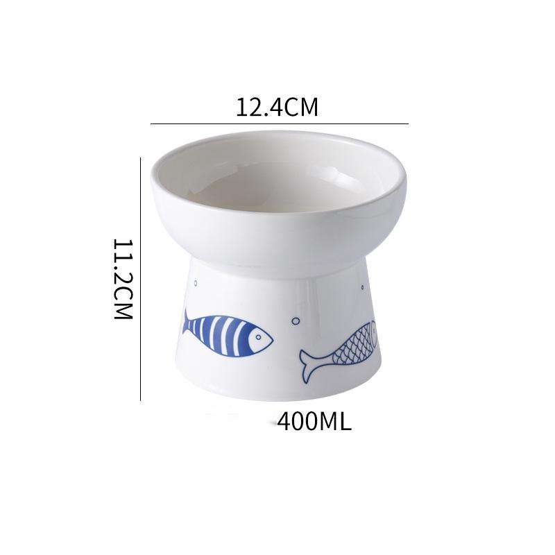 Ceramic Non‑Slip Elevated Pet Bow