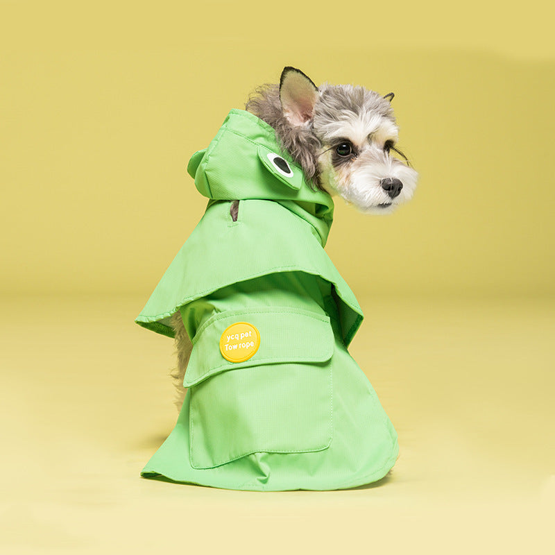Waterproof Dog Cape Raincoat