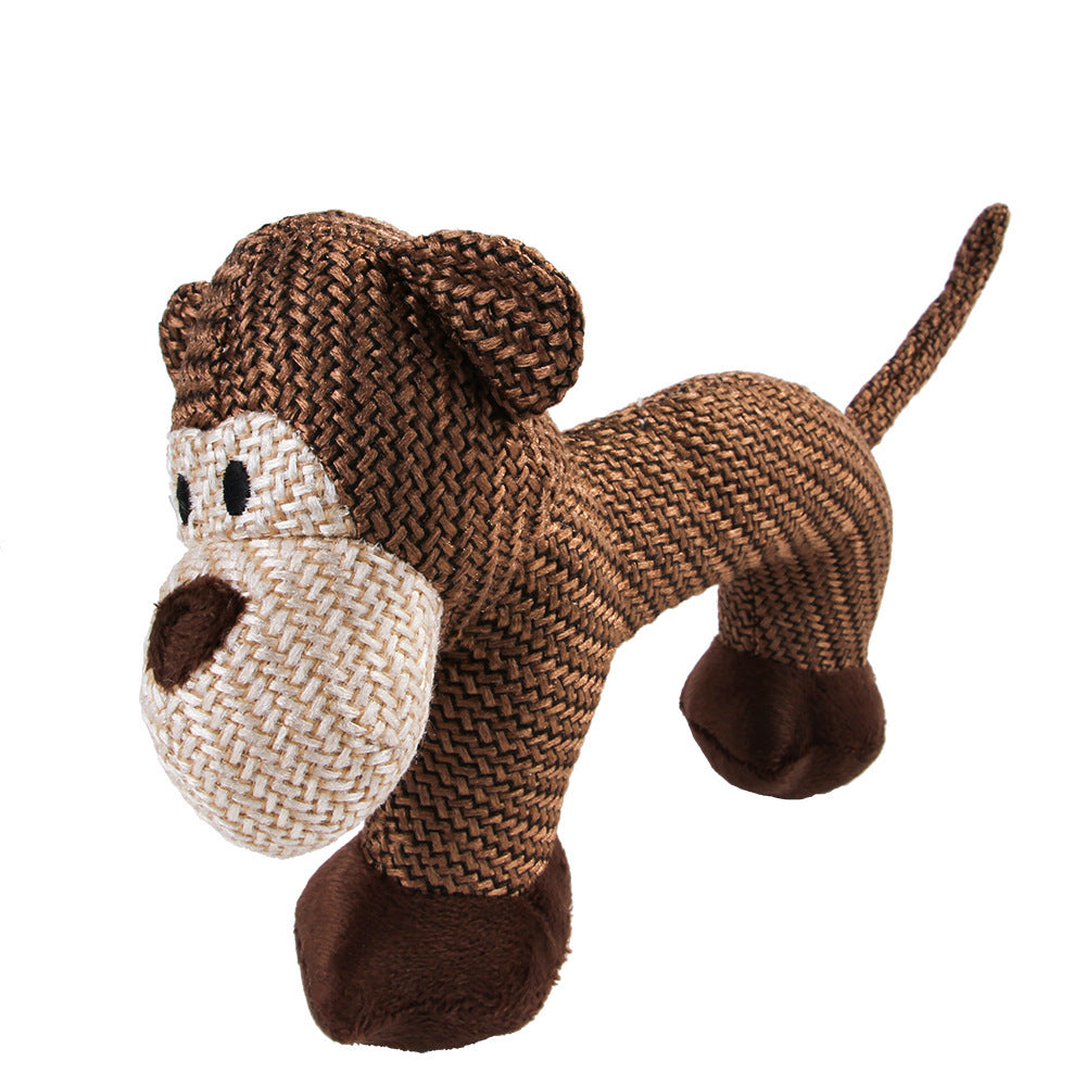Large Squeaky Dog Plush Toy