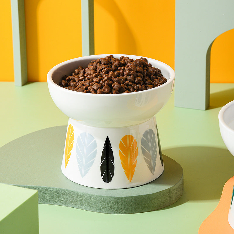 Ceramic Non‑Slip Elevated Pet Bow