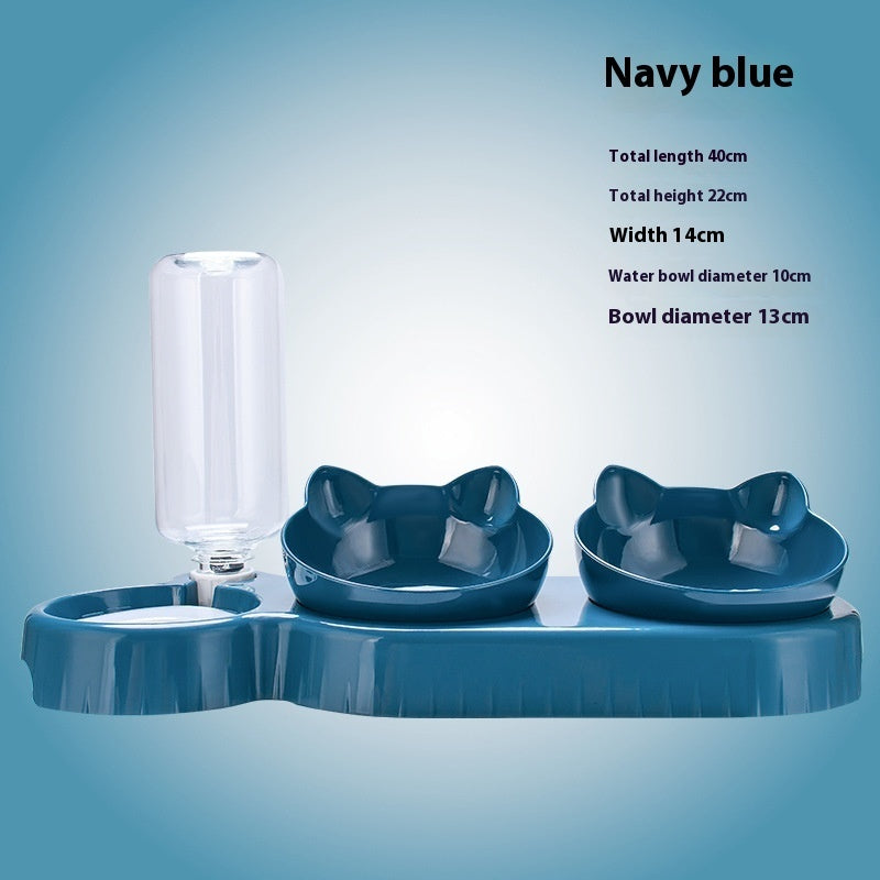 Double Raised Neck Pet Bowl